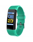 Nowy ID115 Plus zegarki dla dzieci dzieci LED cyfrowy zegarek sportowy dla biegacza dla chłopców dziewcząt mężczyzna kobiet elek