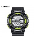 Trend męska cyfrowy zegarek sportowy wojskowy wodoodporny męskie zegarki LED zegarek luminescencyjny mężczyzna na co dzień gumow