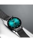 NIBOSI zegarek męski prosta moda szwajcarska marka zegarek kwarcowy luksusowy kreatywny wodoodporny data Casual Men zegarki Relo