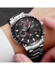LIGE 2020 męskie zegarki Top marka moda pełna stal wodoodporny zegarek kwarcowy człowiek armia wojskowy sportowy zegarek Relogio