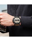 Nowy CURREN 8314 męskie zegarki Top marka luksusowe mężczyźni wojskowy sportowy zegarek skórzany zegarek kwarcowy erkek saat Rel