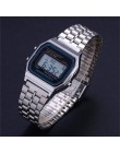 Kobiety Retro LED Metal Shock moda sportowa zegarki na rękę relogio masculino złoty srebrny zegarek Saati Drop ship cyfrowe zega