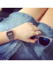 Kobiety Retro LED Metal Shock moda sportowa zegarki na rękę relogio masculino złoty srebrny zegarek Saati Drop ship cyfrowe zega