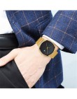 Najnowszy prosty męski zegarek ze stali nierdzewnej klasyczne kwarcowe zegarki z datą biznes swobodna siateczka pasek na rękę mę