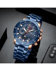 Top luksusowa marka CRRJU nowych mężczyzna zegarek moda Sport wodoodporny chronograf męski zegarek ze stali nierdzewnej Satianle