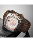 2020 luksusowe mężczyźni zegarki nowy mody kwadratowy zegarek kwarcowy TOP marka KADEMAN dorywczo skórzane zegarki biznes Relogi