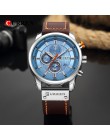 Nowy top marka luksusowe CURREN moda skórzany pasek kwarcowy mężczyźni zegarki Casual data biznes mężczyzna zegarki na rękę zega