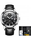 LIGE męskie zegarki Top marka luksusowa moda biznes kwarcowy zegarek mężczyźni Sport cały stalowy wodoodporny czarny zegarek erk