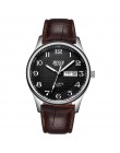 Zegarek męski luksusowe zegarki ze stali moda zegarek kwarcowy wodoodporny data mężczyzna zegar Relogio Masculino Relojes Para H