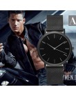 Mężczyźni pełny stalowy zegarek kwarcowy moda męska Hot zegarki czarny złoty srebrny mężczyzna Relojes masculino drop shipping a