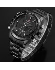Luksusowe marki NAVIFORCE mężczyźni moda Sport zegarki męskie kwarcowy cyfrowy zegar analogowy człowiek pełna stal Wrist Watch r