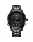 Luksusowe marki NAVIFORCE mężczyźni moda Sport zegarki męskie kwarcowy cyfrowy zegar analogowy człowiek pełna stal Wrist Watch r