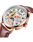 GUANQIN 2020 męskie zegarki top marka luksusowy biznes automatyczny zegarek Tourbillon wodoodporny mechaniczny zegarek relogio m