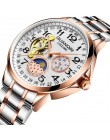 GUANQIN 2020 męskie zegarki top marka luksusowy biznes automatyczny zegarek Tourbillon wodoodporny mechaniczny zegarek relogio m