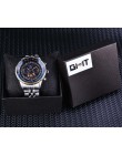 Jaragar 2017 latające serii złota ramka skala projekt tarczy zegarka mężczyzna zegarka ze stali nierdzewnej Top marka luksusowe 
