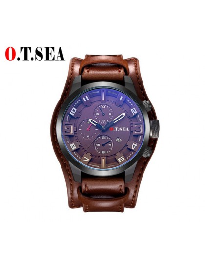 Relogio masculino Fashion Watch mężczyźni wojskowy zegarek kwarcowy męskie zegarki Top marka luksusowy skórzany zegarek sportowy