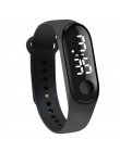 Cyfrowy ekran dotykowy wyświetlacz LED silikonowy pasek mężczyźni kobiety para zegarek kwarcowy zegarek elektroniczny bransoletk