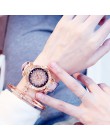 Luksusowe zegarki damskie zestaw bransoletek Starry Sky bransoletka damska zegarek Casual skórzany zegarek kwarcowy zegarek zega