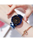 Luksusowe kobiety zegarki magnetyczne Starry Sky kobieta zegar zegarek kwarcowy moda damska zegarek na rękę reloj mujer relogio 