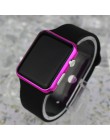 Casual zegarki dla kobiet LED cyfrowy sportowy zegarek silikonowy zegarek świąteczne prezenty Relogio Masculino męska 2019 Reloj