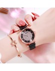 Kobiety zegarki 2019 luksusowe róża diamentowa złota panie zegarki magnetyczne kobiety bransoletka zegarek dla kobiet zegar Relo