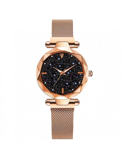 Luksusowe kobiety zegarki 2019 panie zegarek Starry Sky magnetyczny wodoodporny zegarek kobiet Luminous relogio feminino reloj m