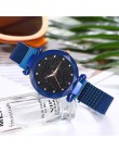 Relogio feminino Starry Sky zegarek kobiet zegarki luksusowe diamentowe panie magnes zegarki dla kobiet zegarek kwarcowy reloj m