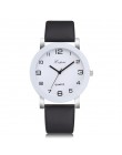 LVPAI zegarek damski moda prosty biały zegarek kwarcowy Sport skórzany pasek Casual Ladies zegarki kobiety Reloj Mujer Ff