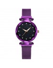 Luksusowe kobiety zegarki damskie magnetyczne Starry Sky zegar moda diament kobiet zegarki kwarcowe relogio feminino zegarek dam