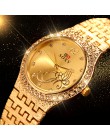 Nowe damskie bransoletki z zegarkiem moda Rhinestone zegarki damskie kwiat motyl wykwintne Casual Ladies Watch kobieta zegar