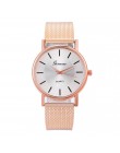 Nowe luksusowe kobiety genewa proste zegarki kobieta zegar kwarcowy zegarek moda damska Wrist Watch reloj mujer relogio feminino