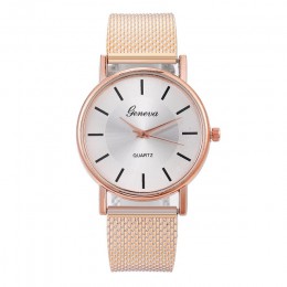 Nowe luksusowe kobiety genewa proste zegarki kobieta zegar kwarcowy zegarek moda damska Wrist Watch reloj mujer relogio feminino