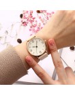 Moda z najwyższej półki styl luksusowy damski pasek skórzany do zegarka analogowy zegarek kwarcowy na rękę złoty zegarek damski 