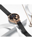 CURREN kobiety zegarki najlepsze marki luksusowe ze stali nierdzewnej pasek na rękę dla kobiet różowe zegar stylowy zegarek kwar
