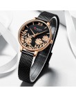 CURREN kobiety zegarki najlepsze marki luksusowe ze stali nierdzewnej pasek na rękę dla kobiet różowe zegar stylowy zegarek kwar
