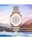 Luksusowy kryształ kobiety bransoletki z zegarkiem 2019 Top marka panie diamentowy zegarek kobieta wodoodporny zegar relogio fem