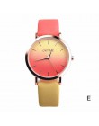 2018 moda zegarek Retro Rainbow projekt kobiety ubierają zegarek skórzane zegarki kwarcowe prezent dla miłośników Montre Relogio