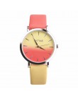 2018 moda zegarek Retro Rainbow projekt kobiety ubierają zegarek skórzane zegarki kwarcowe prezent dla miłośników Montre Relogio