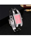 2019 luksusowe kobiety bransoletka do zegarka kwarcowe zegarki Hollow Slim kompania kobiet bransoletka zegarki relogio feminino 