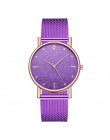 Cusual zegarek damski romantyczny Starry Sky Dial damski zegarek kwarcowy modna siatka zegarek zegar na prezent Droshipping Relo