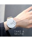 Osobowość kreatywność zegarki damskie Must-Have Fashion kolorowy stół gramofonowy uczeń biały kołnierzyk ulubiony zegarek dla ko
