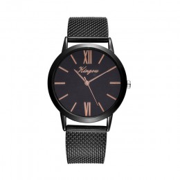 Różowe złoto Sliver Mesh Dail zegarki damskie ze stali nierdzewnej Top marka luksusowy zegar Ladies Wrist Watch Relogio Feminino