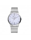 Różowe złoto Sliver Mesh Dail zegarki damskie ze stali nierdzewnej Top marka luksusowy zegar Ladies Wrist Watch Relogio Feminino