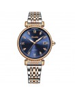 SUNKTA nowe różane złoty zegarek damski biznes kwarcowy zegarek Top damski luksusowy zegarek damski dziewczyna zegar Relogio Fem