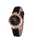 Moda kobiety skórzane Casual Watch luksusowe kwarcowy analogowy kryształowy zegarek mody przypadkowi kobiet zegarek luksusowe 20