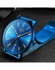 LIGE damskie zegarki Top marka luksusowy wodoodporny zegarek moda damska ze stali nierdzewnej ultra-cienki zegarek na co dzień k