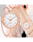 Moda damska luksusowa bransoletka do zegarka zegarki kwarcowe różowe złoto mała i wykwintna marka lvpai Ladies zegar LP353