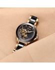 SUNKTA diament powierzchni pasek ceramiczny moda wodoodporne kobiety zegarki Top marka luksusowy zegarek kwarcowy kobiety prezen