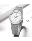 Zegarki damskie NAVIFORCE Top luksusowa marka Lady Fashion Casual prosty stalowy siatkowy zegarek na rękę z paskiem, bransoletą 