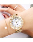 MISSFOX zegarki damskie luksusowe marki moda Casual Ladies Watch kobiety kwarcowy diament genewa bransoletka damska zegarki dla 